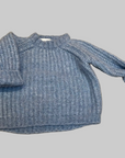 Pequeno tocon - wool sweater - light blue