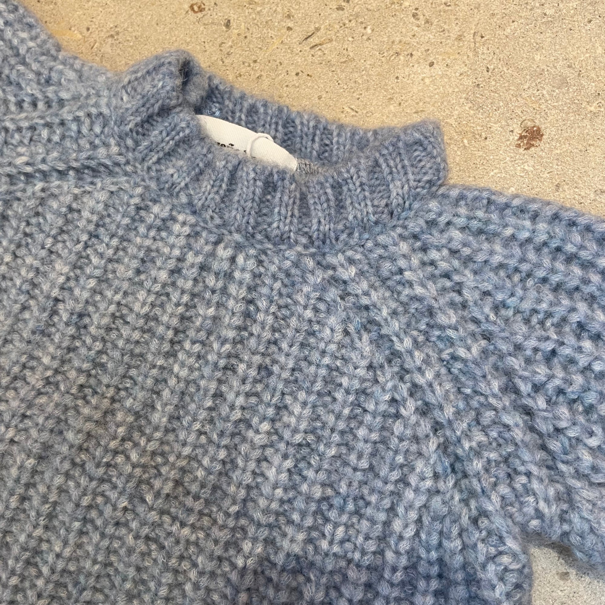 Pequeno tocon - wool sweater - light blue