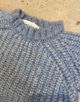 Pequeno tocon - wool sweater - light blue