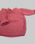 Pequeno tocon - wool sweater - pink