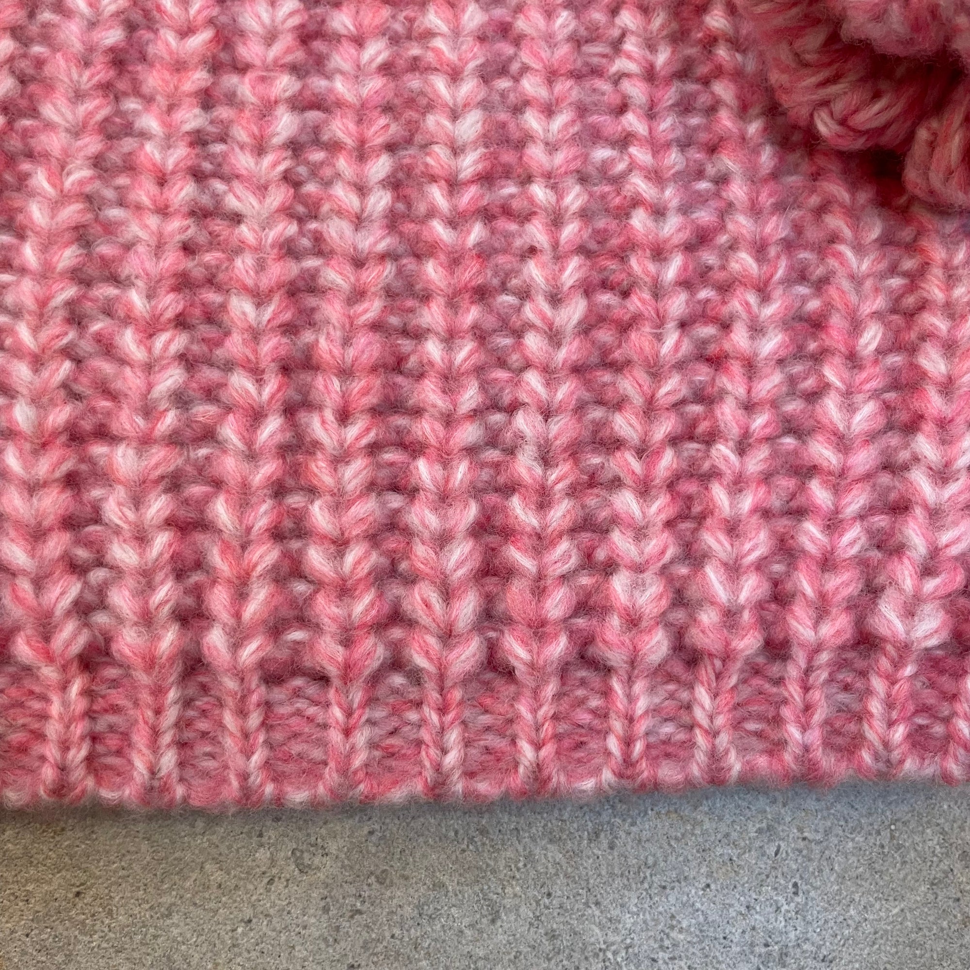 Pequeno tocon - wool sweater - pink melange