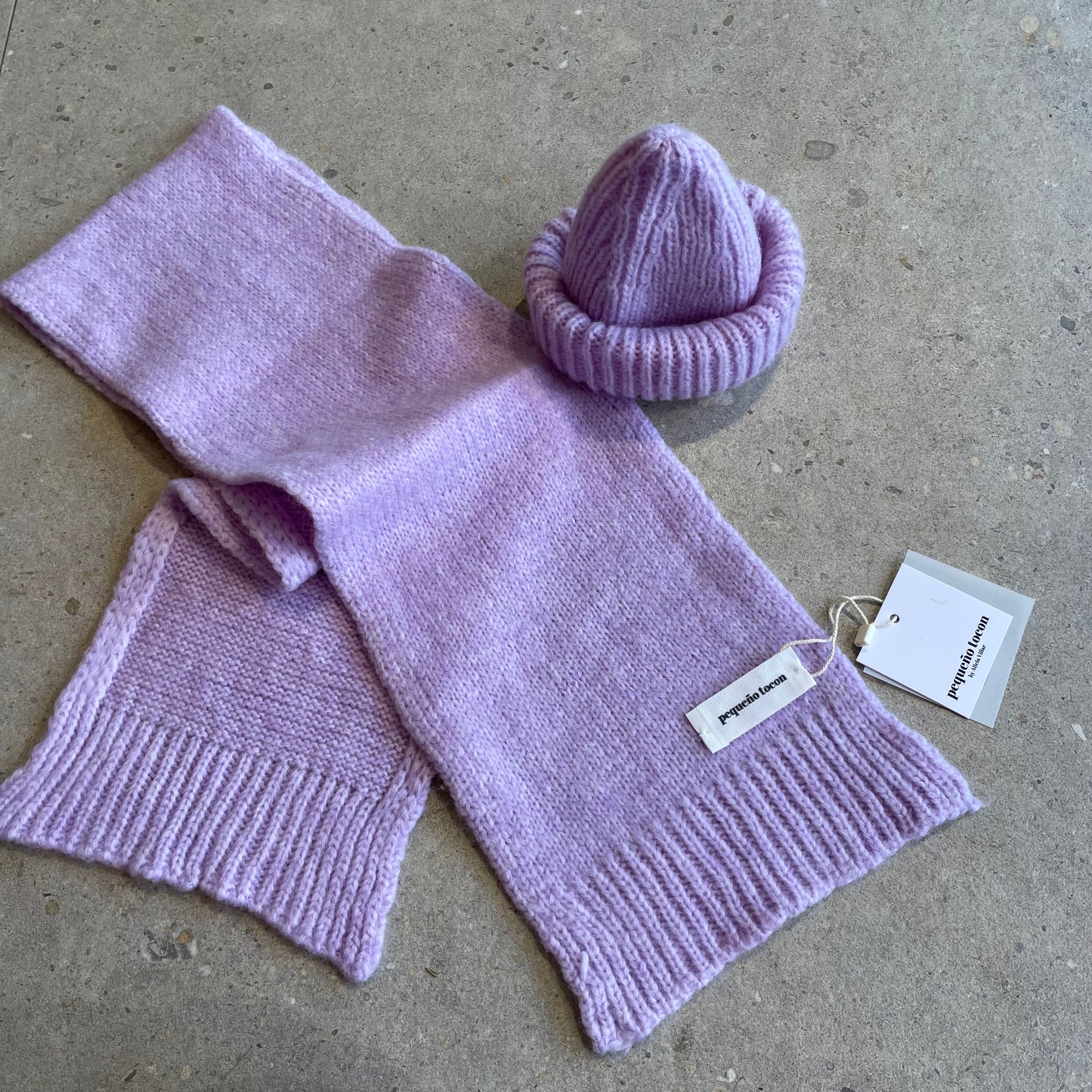 Pequeno tocon - 7024 - chunky wool beanie - lila