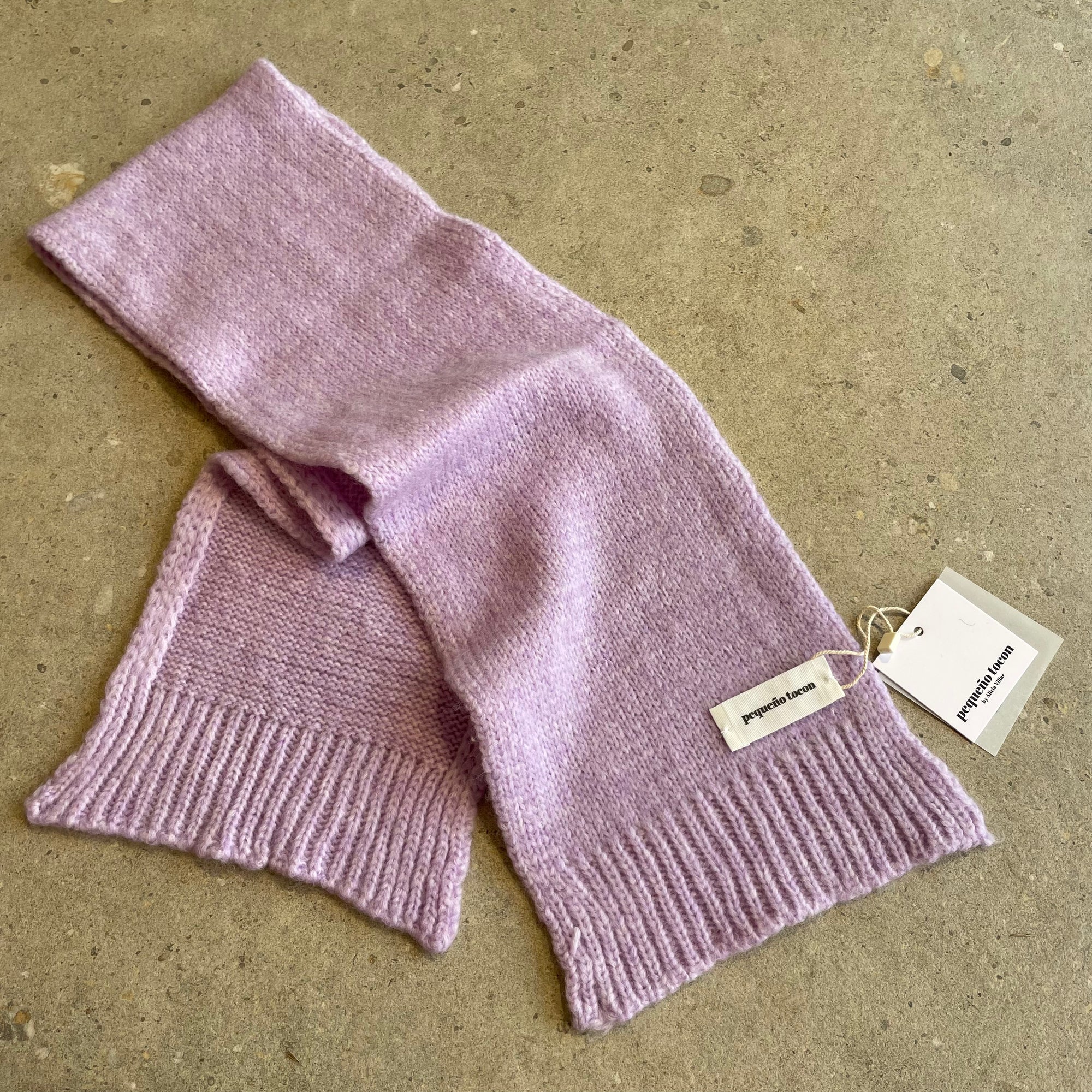 Pequeno tocon - 5017 - soft wool baby scarf - lila