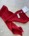 Pequeno tocon - 5017 - soft wool baby scarf - red