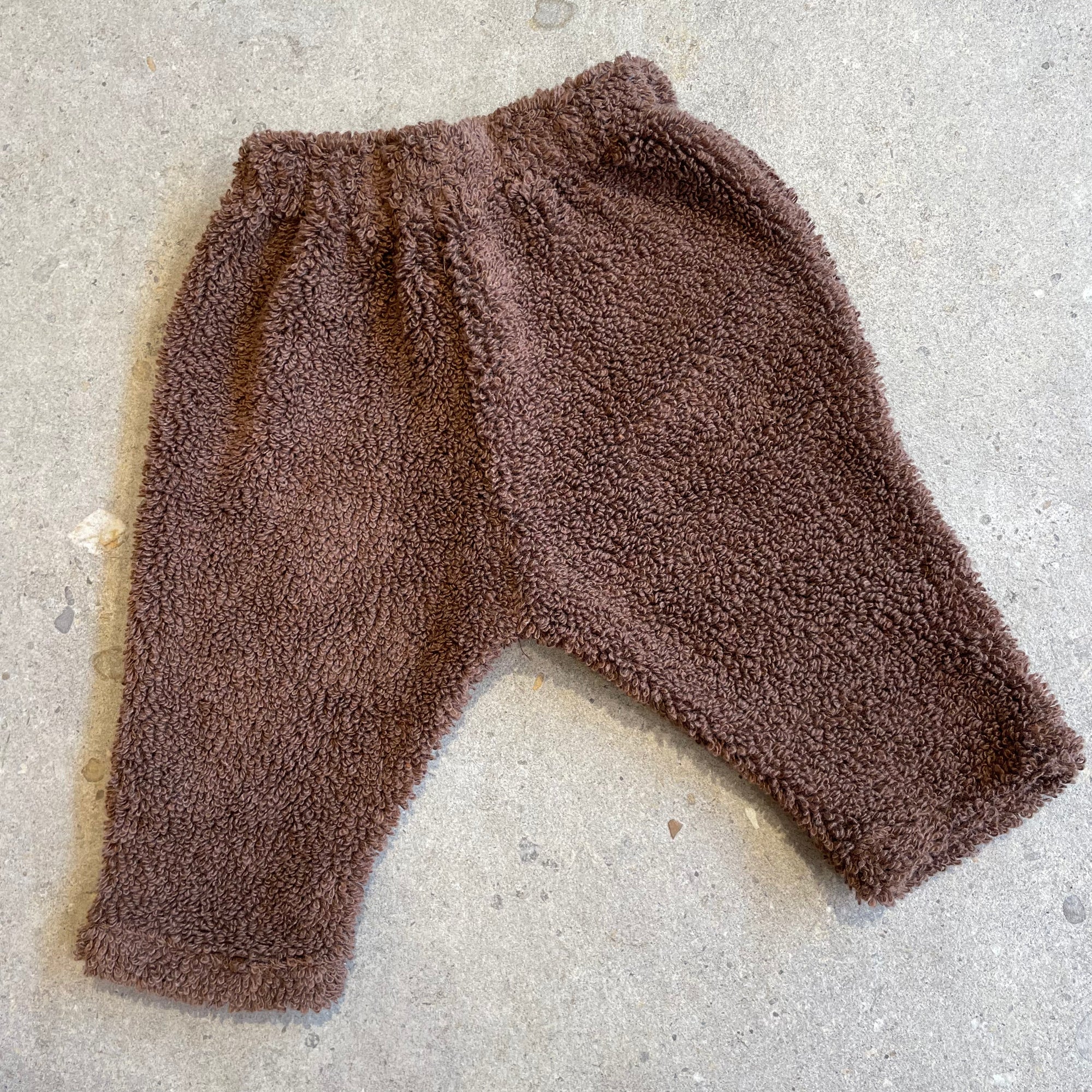 Pequeno tocon - 6061 - soft teddy trousers - brown