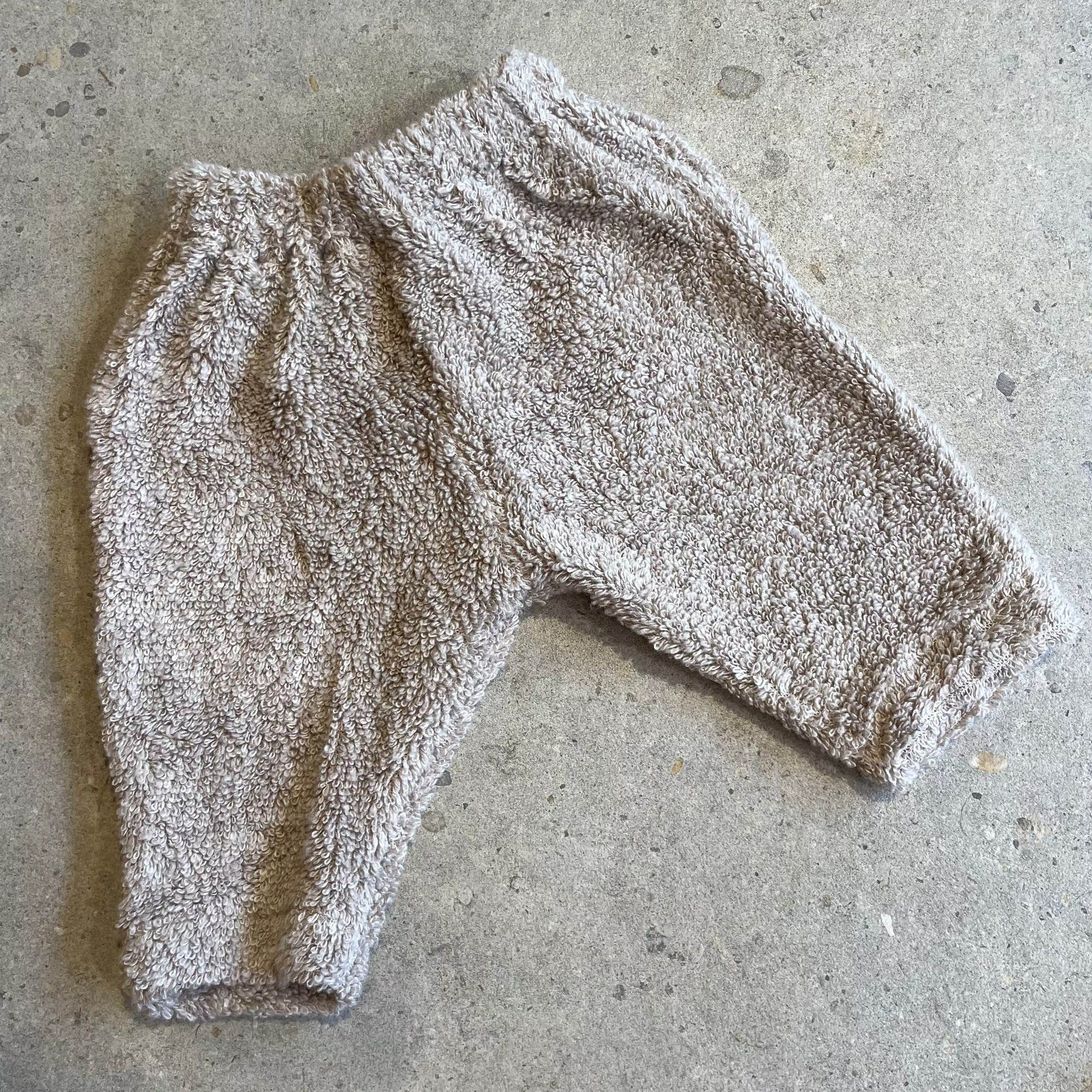 Pequeno tocon - 6061 - soft teddy trousers - tan