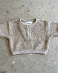 Pequeno tocon - 1085 - soft teddy sweater - tan