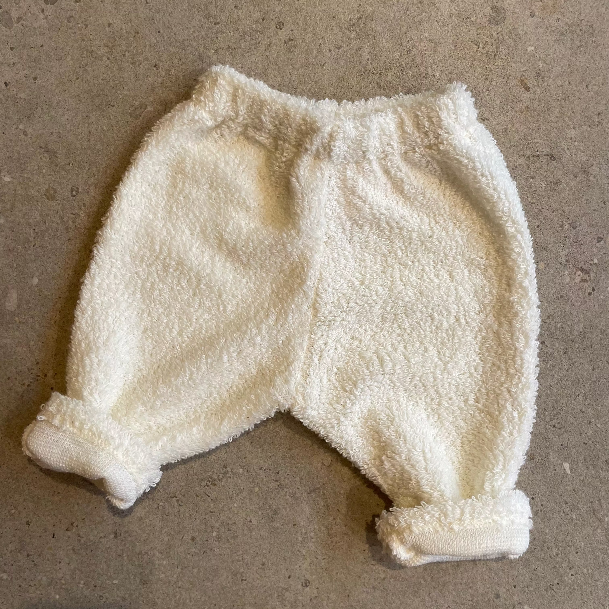 Pequeno tocon - 6061 - soft teddy trousers - natural