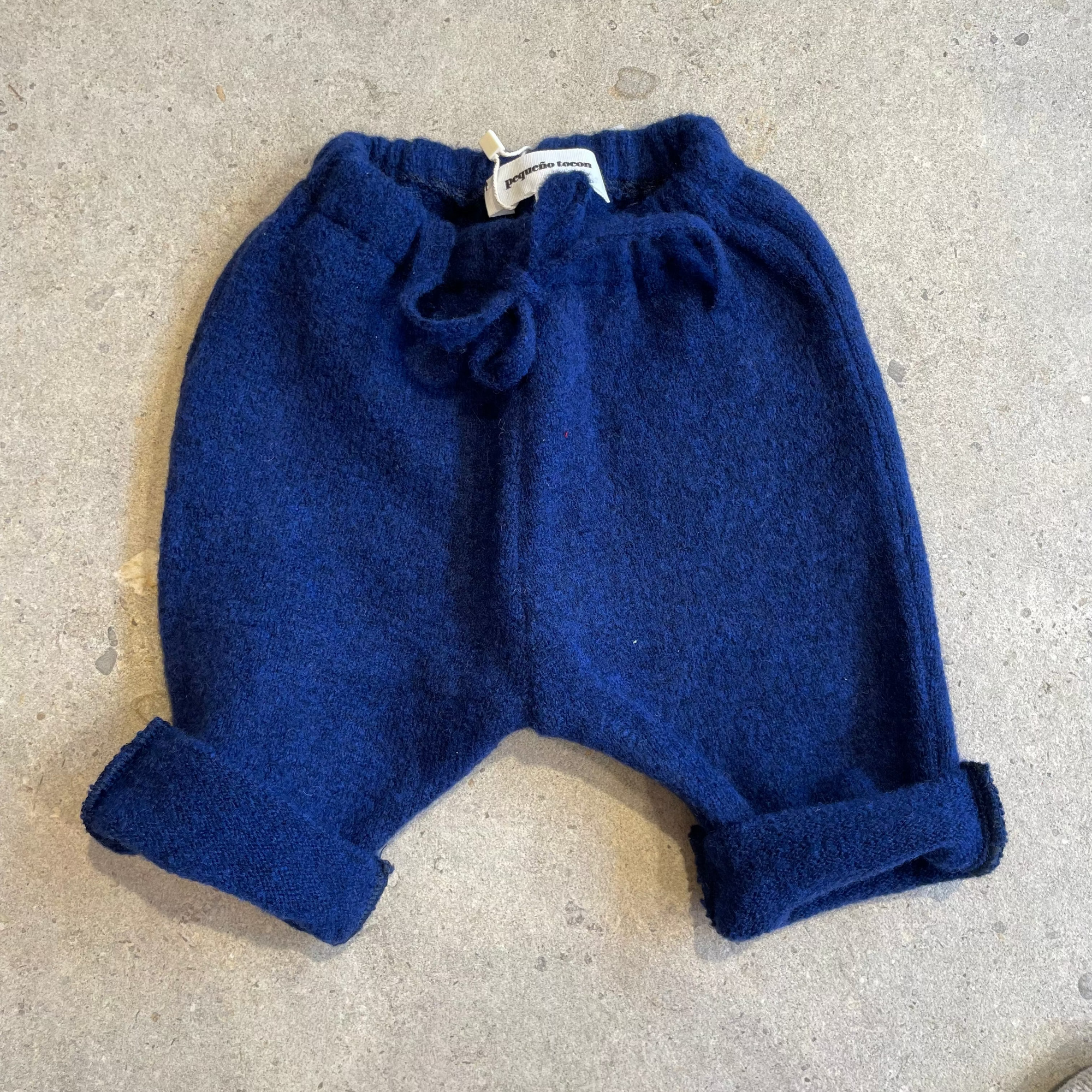 Pequeno tocon - 6079 - soft wool trousers - blue