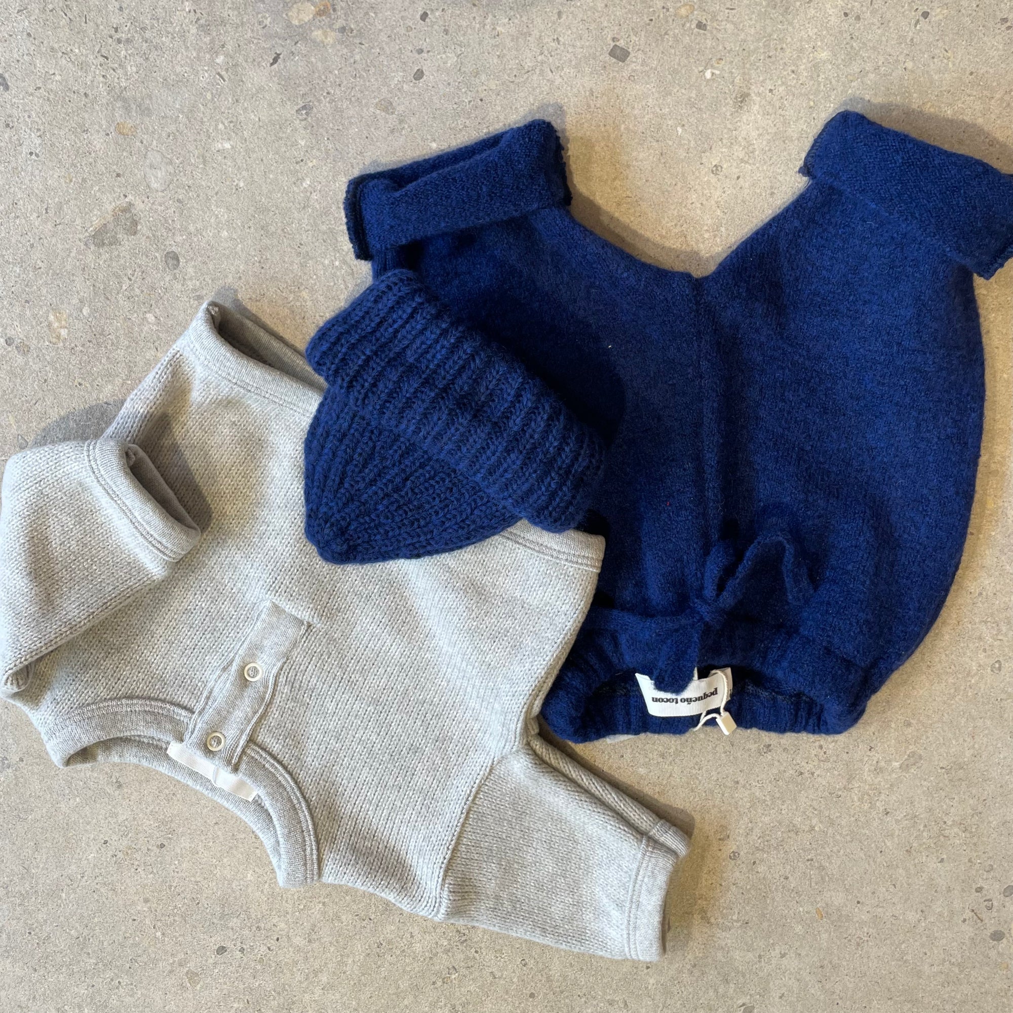 Pequeno tocon - 6079 - soft wool trousers - blue