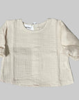 Pequeno tocon - 1056 - muslin shirt - natural