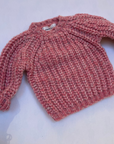 Pequeno tocon - 1076 - wool sweater - pink melange