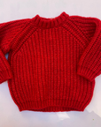 Pequeno tocon - 1017 - wool sweater - red