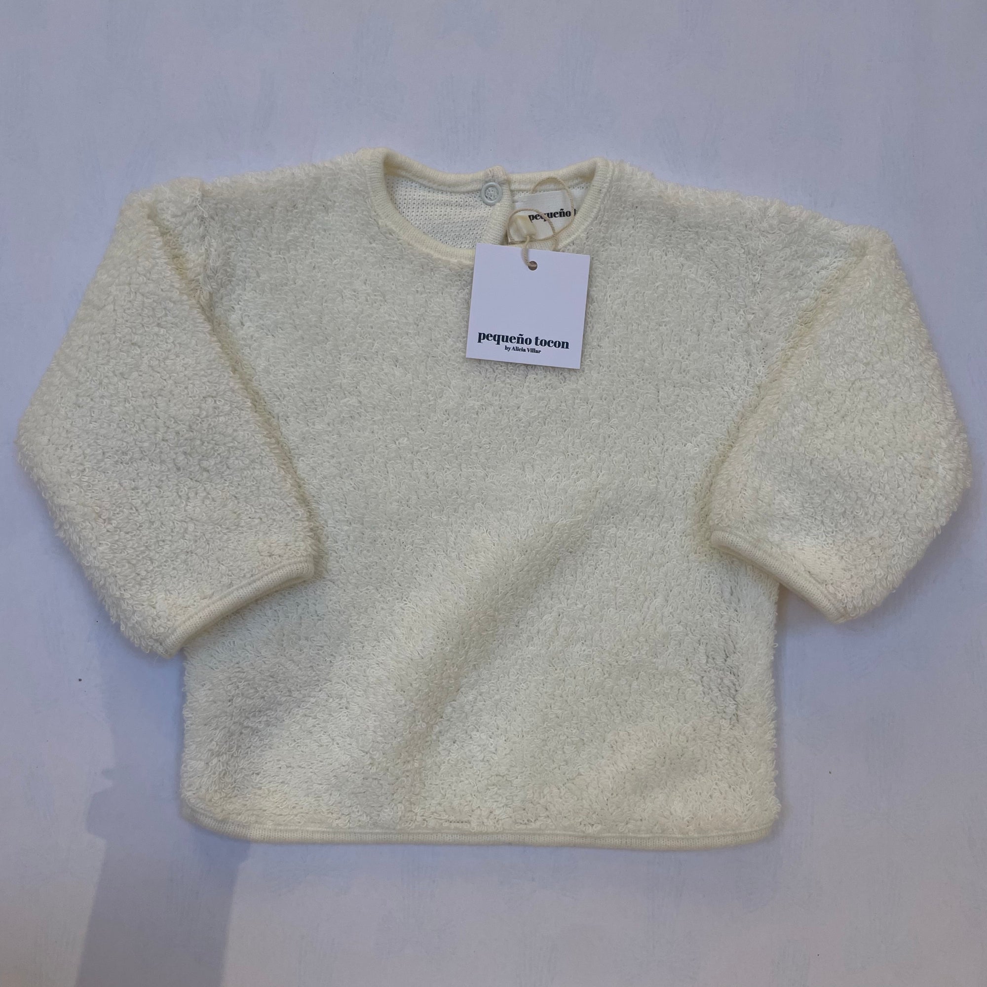 Pequeno tocon - 1071 - teddy sweater - natural