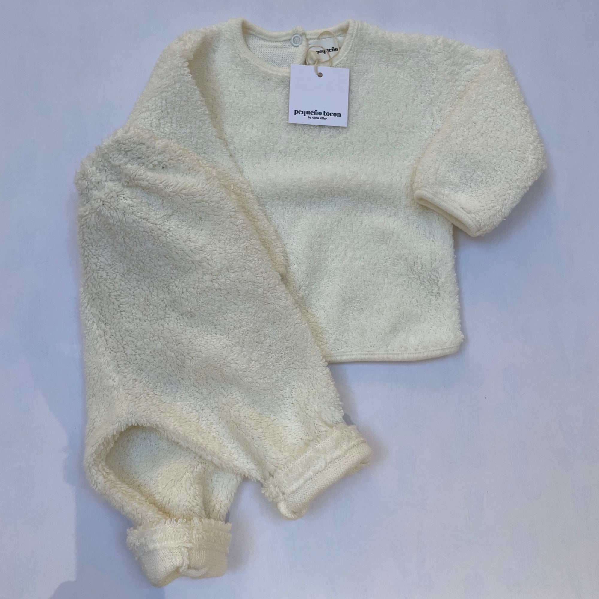 Pequeno tocon - 6061 - teddy trousers - natural