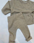 Pequeno tocon - 1070 - fleece sweater - tan