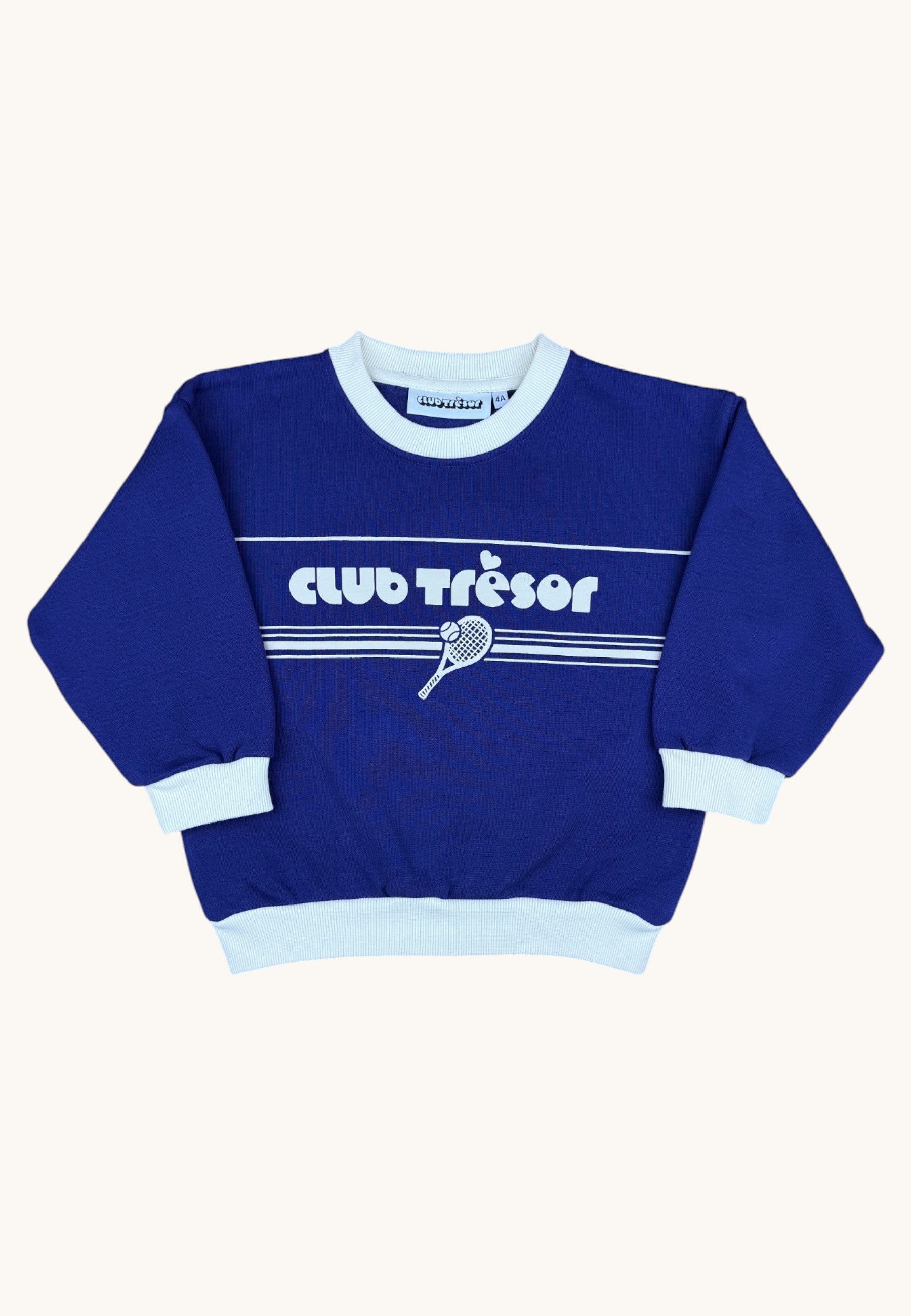Club tresor - tennis sweatshirt - blue purple