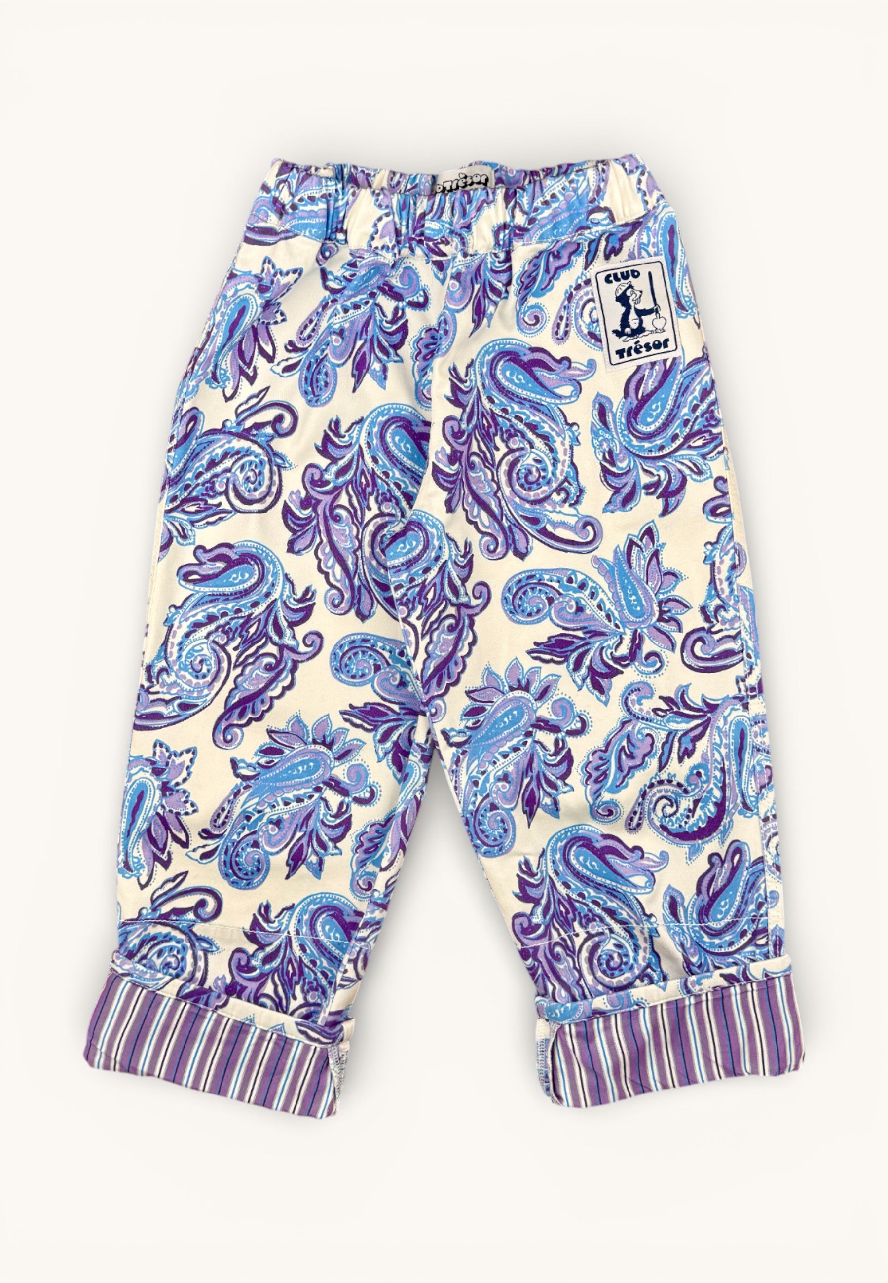 Club tresor - growing pants - purple paisly