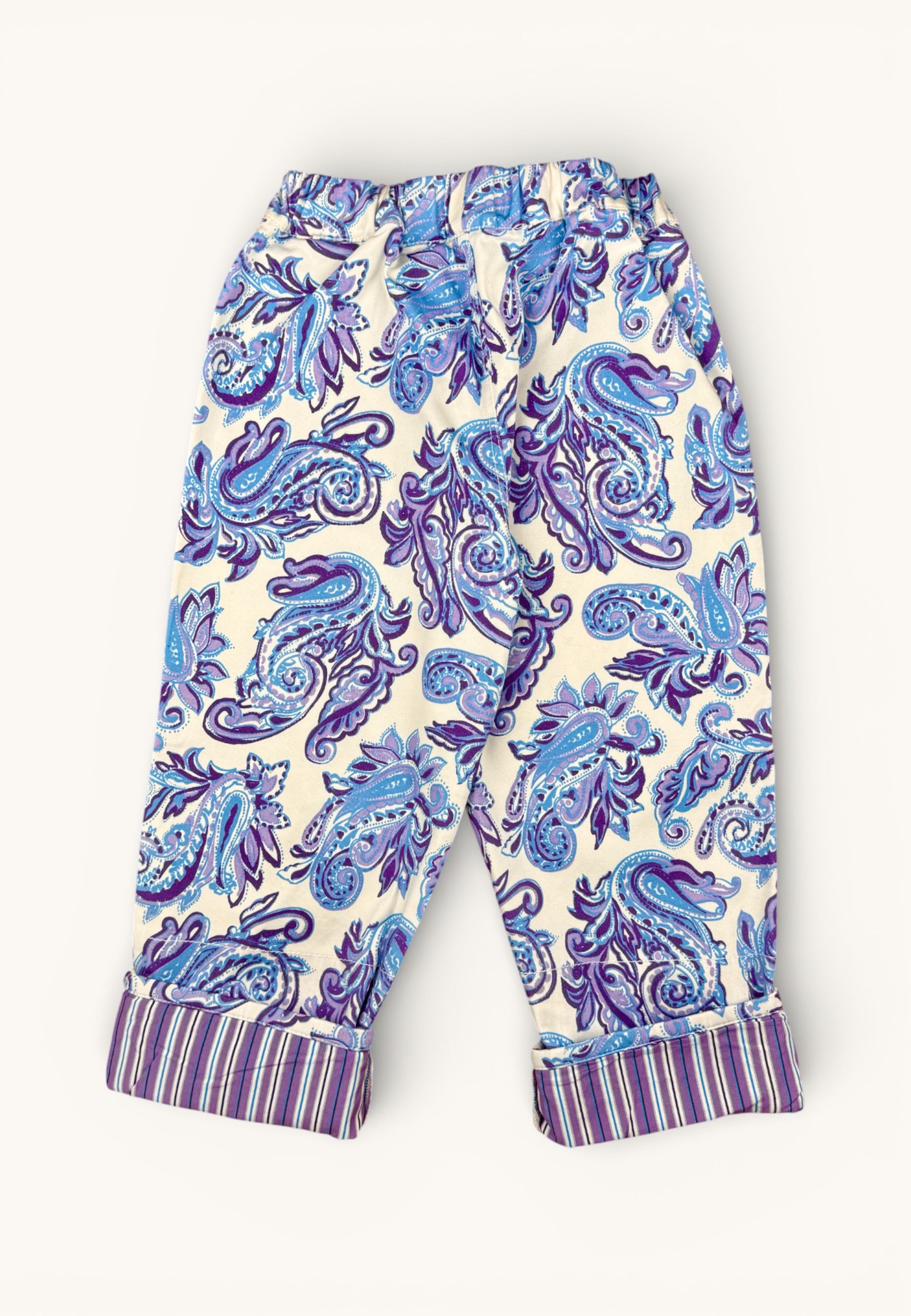 Club tresor - growing pants - purple paisly
