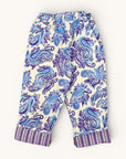 Club tresor - growing pants - purple paisly
