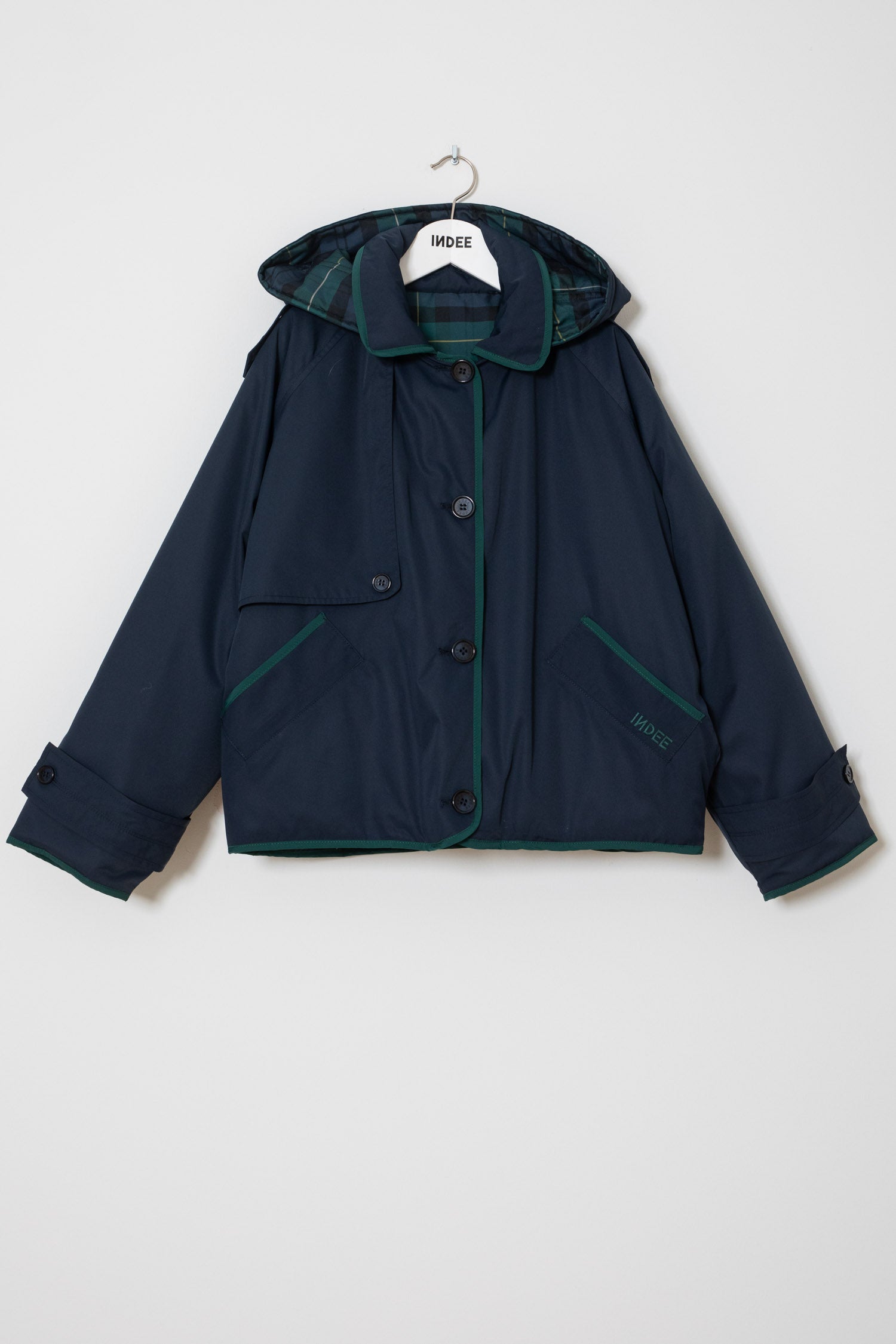 Indee - windy - reversible jacket - navy
