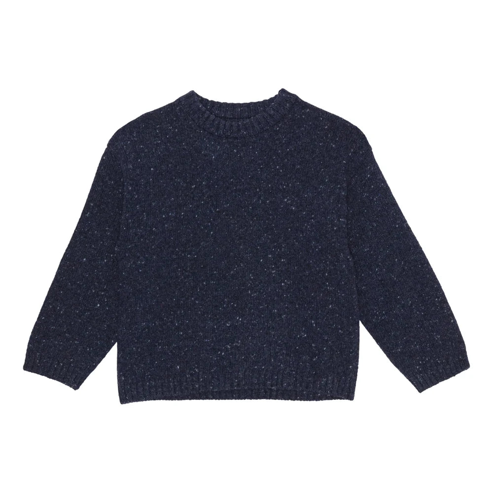 Brunobruno nation - jude wool sweater - indigo blue