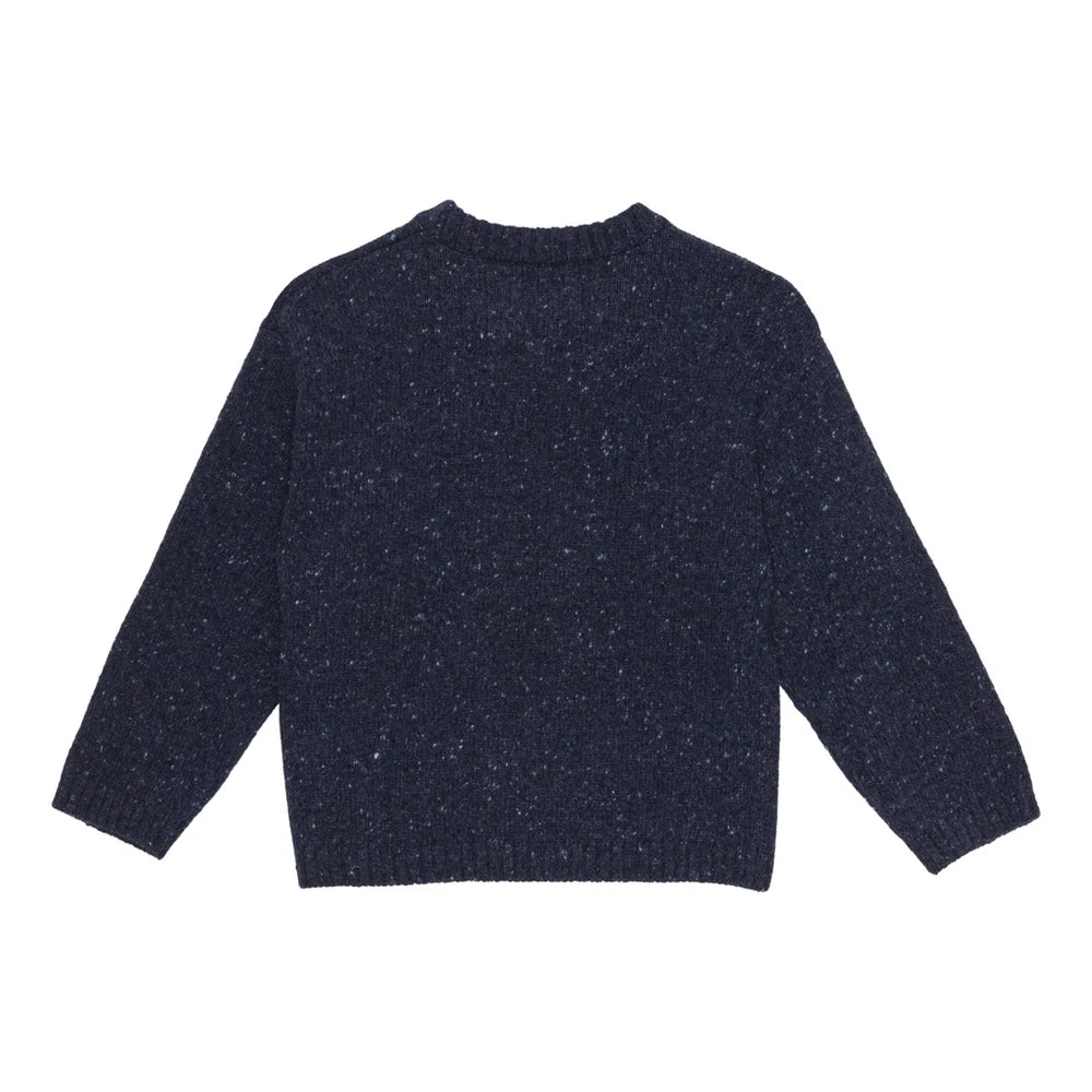 Brunobruno nation - jude wool sweater - indigo blue