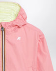 K-way - laurette - reversible rain jacket - pink/yellow