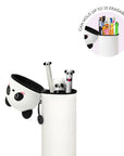 Legami - 2 in 1 silicone pencil case - kawaii - panda