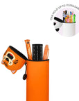Legami - 2 in 1 silicone pencil case - kawaii - tiger