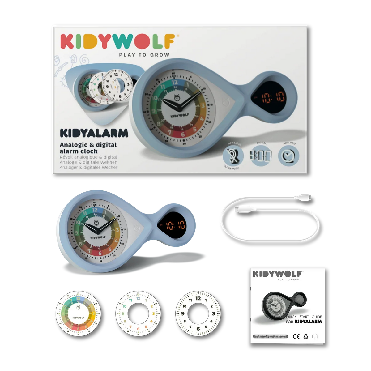 Kidywolf - kidyalarm - blue