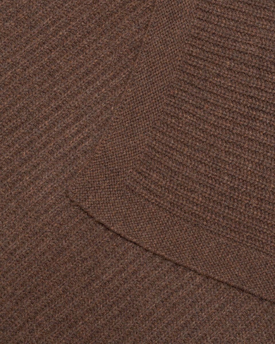 Hvid - Blanket Kiki - dark brown