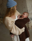 Hvid - Blanket Kiki - dark brown