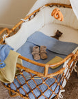 Hvid - Blanket Kiki - frost blue