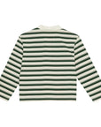 Brunobruno nation - kai polo t-shirt - myrtle stripe