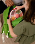 Gobe - lunchbox with snack spinner - watermelon pink
