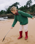 Buho - kids - soft knit jumper - forest green