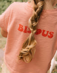 Buho - kids - bisous t-shirt - sugar pink