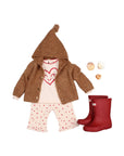 Buho - bb - mini cuore pants - cream pink