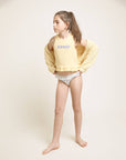 Buho - kids - cotton cardigan - ecru