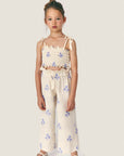 Mipounet - sandrine pant - ecru/blue