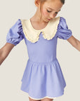 Mipounet - pauline swim skirt - ecru/blue sky