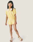 Mipounet - carina terry short - pastel yellow