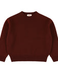 Maan - staff - merino wool sweater - ruby