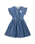 Mipounet - amelie denim dress - blue