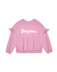 Mipounet - bonjour sweatshirt - orchid