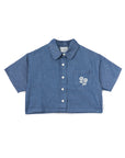 Mipounet - amelie denim shirt - blue