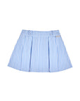Mipounet - sia popelin skirt - ecru/blue