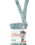Silly Silas - granny footed cotton tights - misty blue