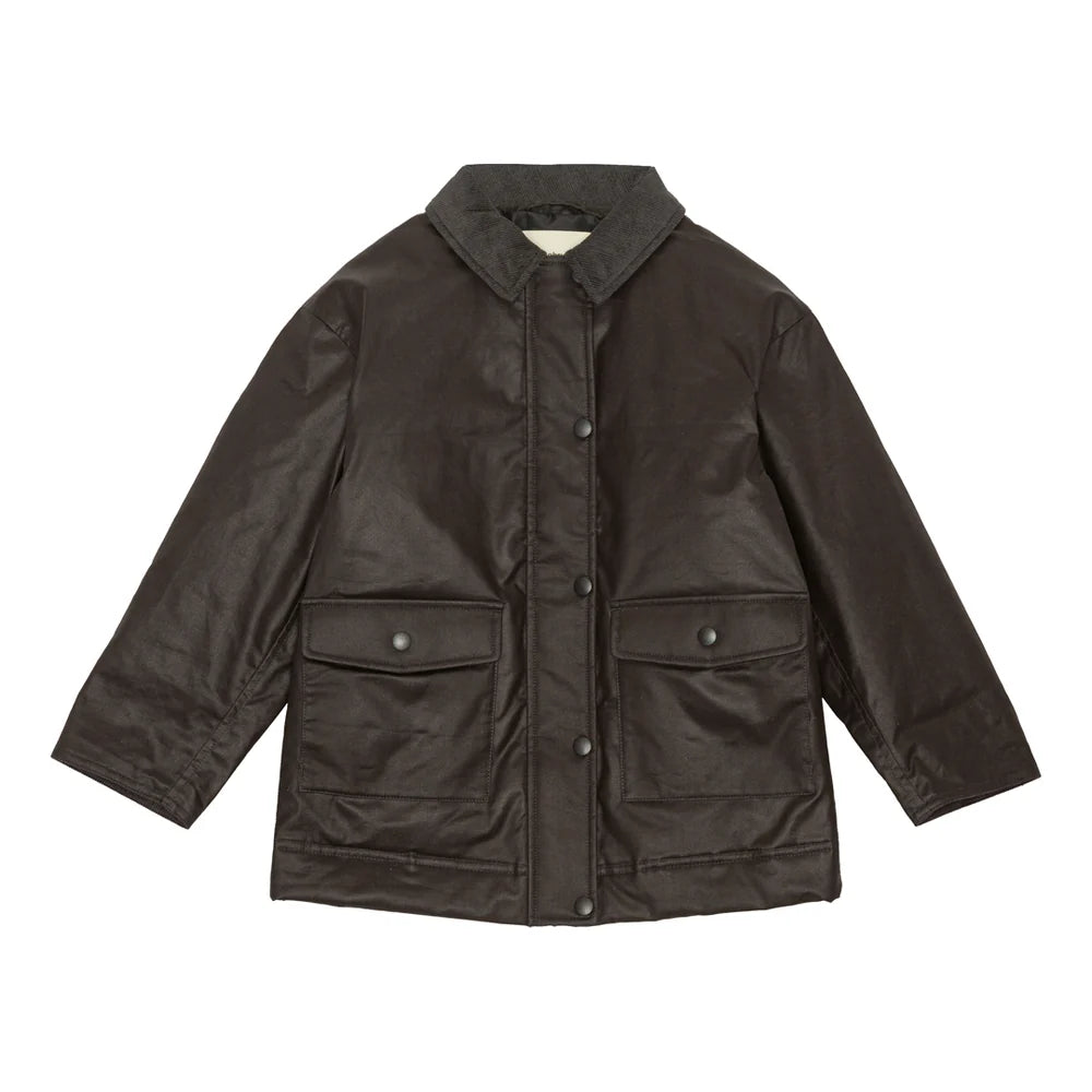Brunobruno nation - Nabi coated jacket - major brown